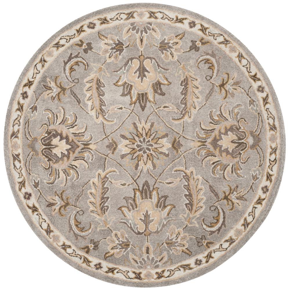 Safavieh Bella Gray/Multi 5 ft. x 5 ft. Round Area Rug-BEL924B-5R - The ...