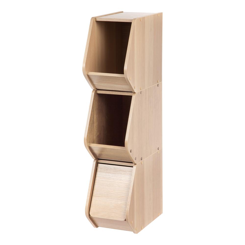 Iris Narrow Light Brown Modular Wood Stacking Open Storage Box 596108 The Home Depot - Stackable Wood Storage Bins With Lids Iris Narrow Light Brown Modular Wood Stacking Open Storage Box 596108 The Home Depot - Stackable Wood Storage Bins With Lids
