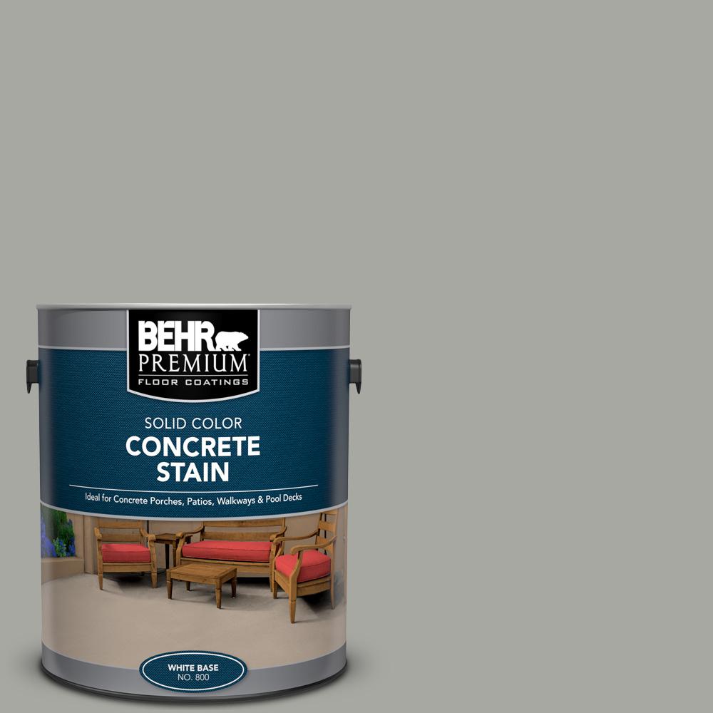 BEHR Premium 1 gal. PFC68 Silver Gray Solid Color Flat