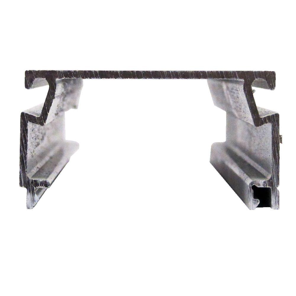 Screen Tight 1 in. x 2 in. x 8 ft. Bronze Fast Track SelfMating Porch