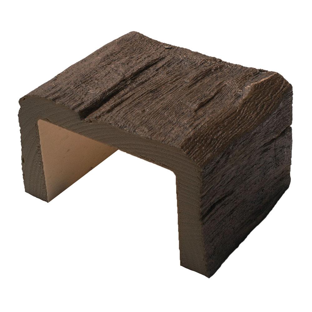 American Pro Decor 23/4 in. x 6 in. Long Rubber Strapping for Faux Wood Beam Sample5APD10322