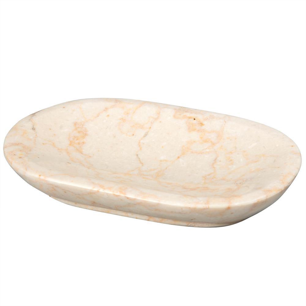 Creative Home Curvy Soap Dish in Champagne Marble74175 The Home Depot