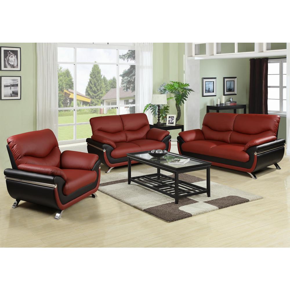 Two Tone Brown And Black Leather Three Piece Sofa Set Sh212 The Undefined Two Tone Brown And Black Leather Three Piece Sofa Set
