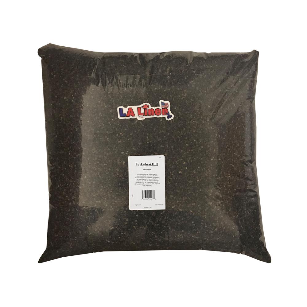 La Linen Prepackaged 50 Lbs Organic Buckwheat Hulls