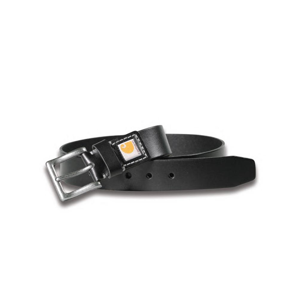 Carhartt Men&#39;s Size 38 Black Leather Legacy Belt-CH-2265-001-38 - The Home Depot