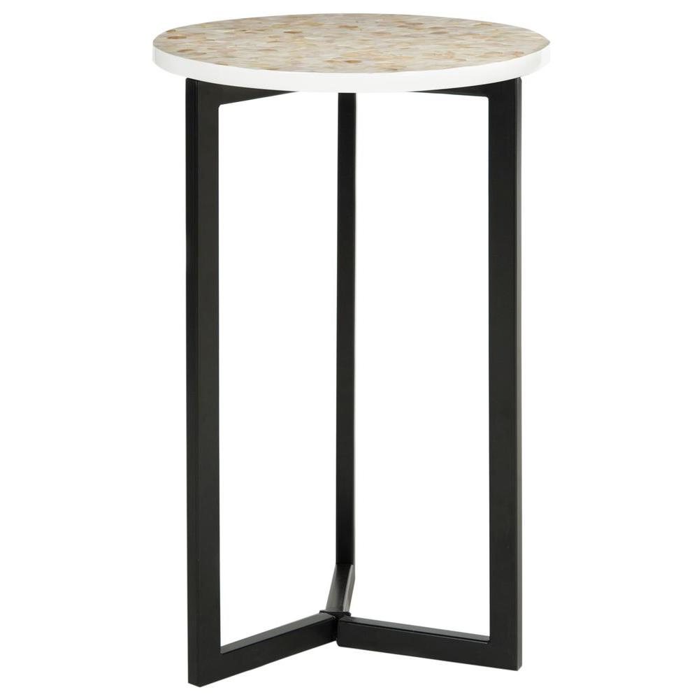 Safavieh Zaira Cream End Table-TRB1000D - The Home Depot