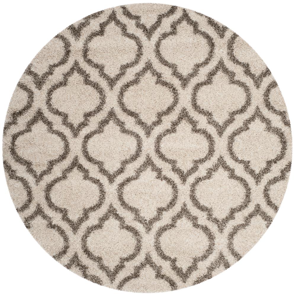 Safavieh Hudson Ivory Gray 7 Ft X Round Area Rug Sgh284a Safavieh Hudson Ivory Gray 7 Ft X Round Area Rug