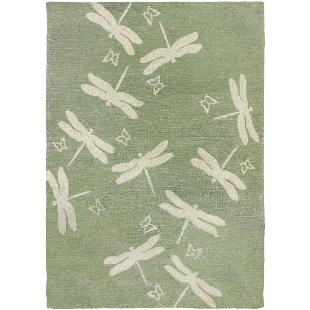 Dragonfly Field Sage Green 3 Ft X 5 Indoor Outdoor Area Rug Pps Dragonfly Field Sage Green 3 Ft X 5 Indoor Outdoor Area Rug