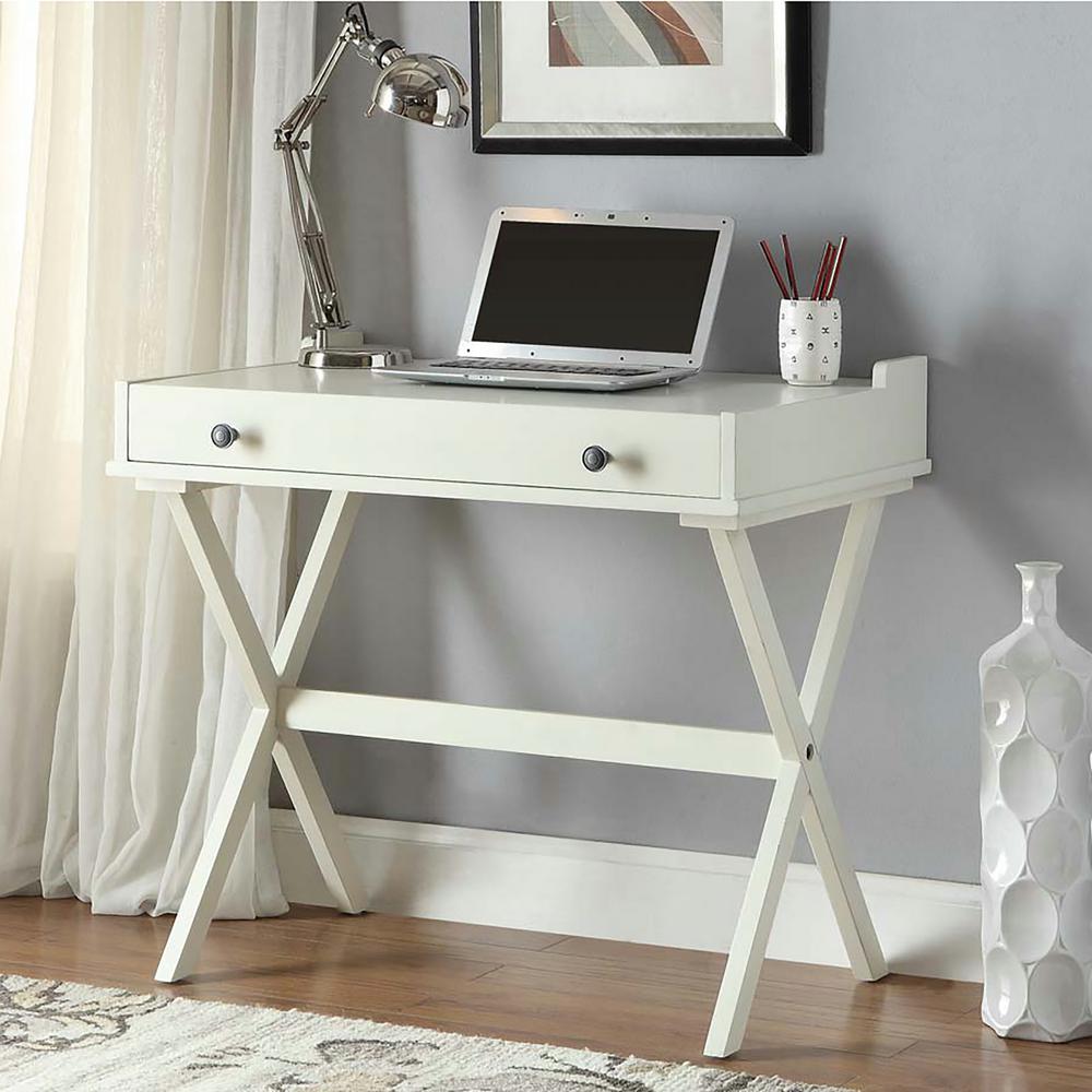 Ina Cottage Elise White Desk 3422 Mw The Home Depot Ina Cottage Elise White Desk