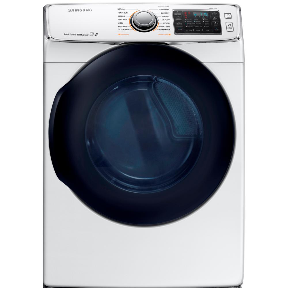 Samsung 7.5 cu. ft. Electric Dryer in WhiteDV42H5200EW The Home Depot