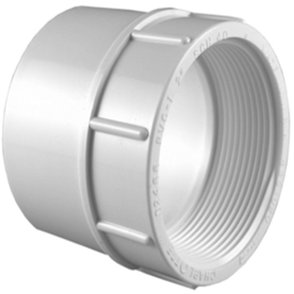 Charlotte Pipe 11/2 in. PVC Sch. 40 Female S x FPT AdapterPVC021011400HD The Home Depot