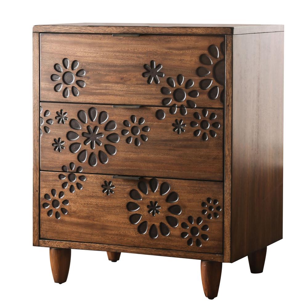 Furniture Of America Chelsea Dark Oak Small Chest Idf 7362c S The Furniture Of America Chelsea Dark Oak Small Chest