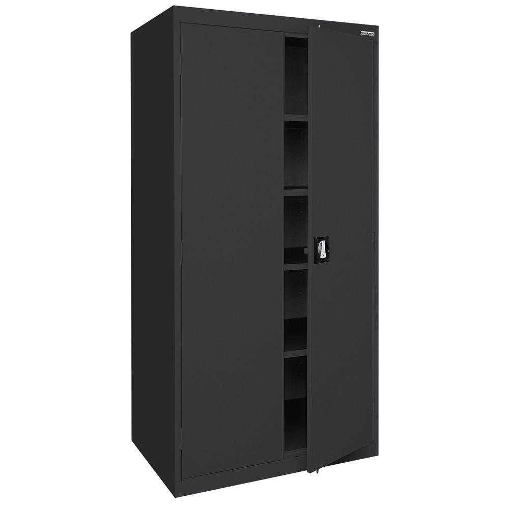 Sandusky Elite Series 78 in. H x 36 in. W x 18 in. D 5Shelf Steel Recessed Handle Storage