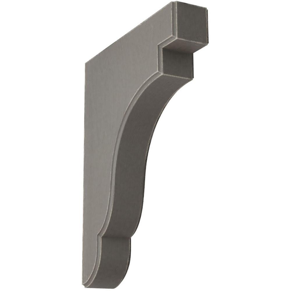 Ekena Millwork 1 3 4 In X 11 In X 8 1 2 In Reclaimed Grey Bedford Wood Vintage Decor Bracket Bktwd02x09x11begy The Home Depot