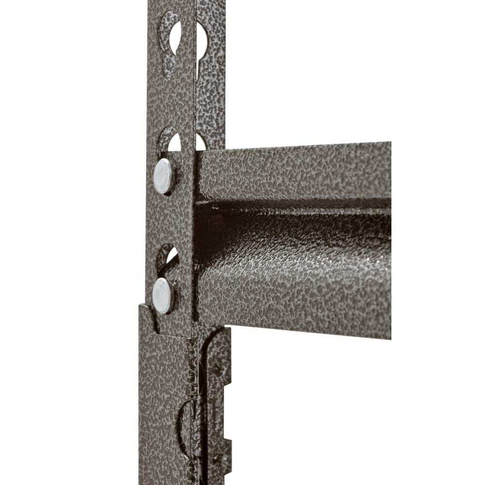 5 SHELF STEEL SHELVING BOLTLESS ZBeam H 60 x W 30 x D 12 in Garage