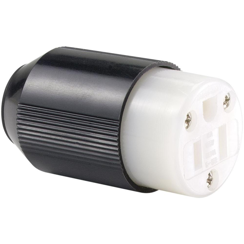 Eaton 15 Amp 125Volt 515 AutoGrip Plug and Connector5269N The Home Depot