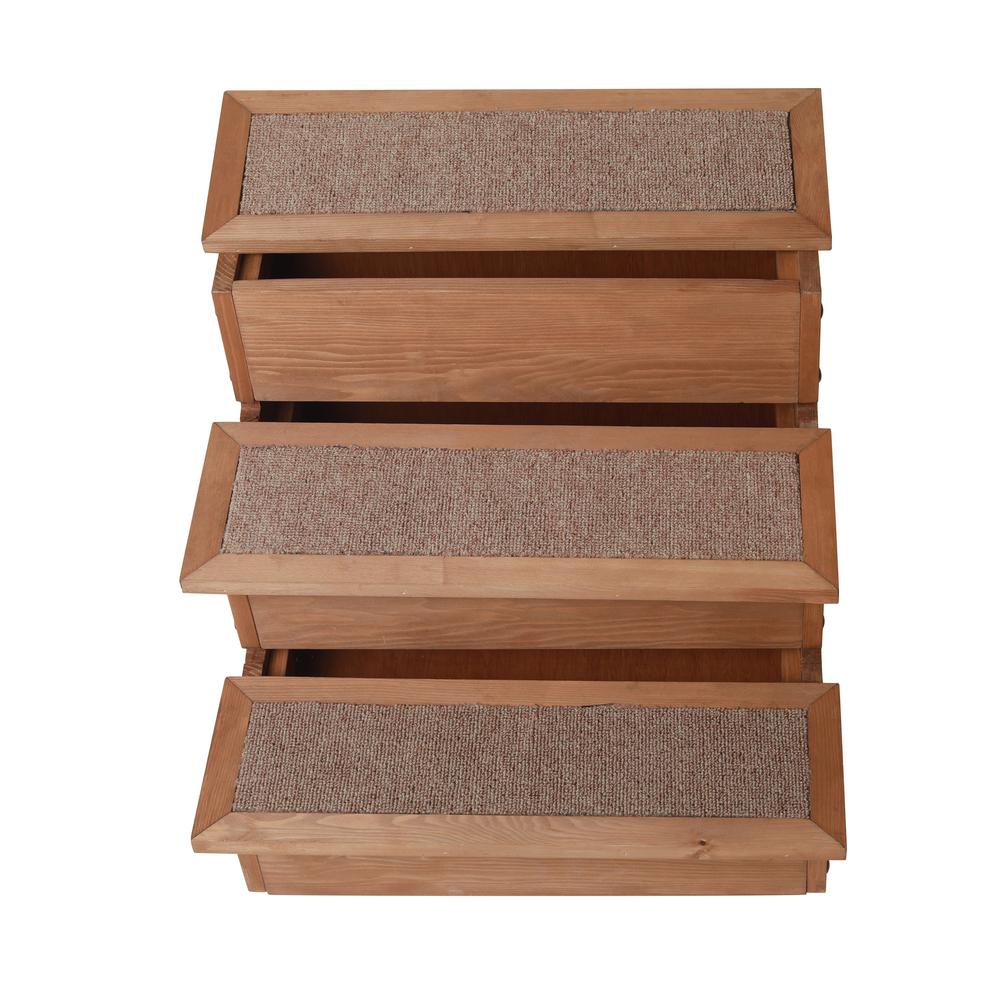 dog stairs with storage