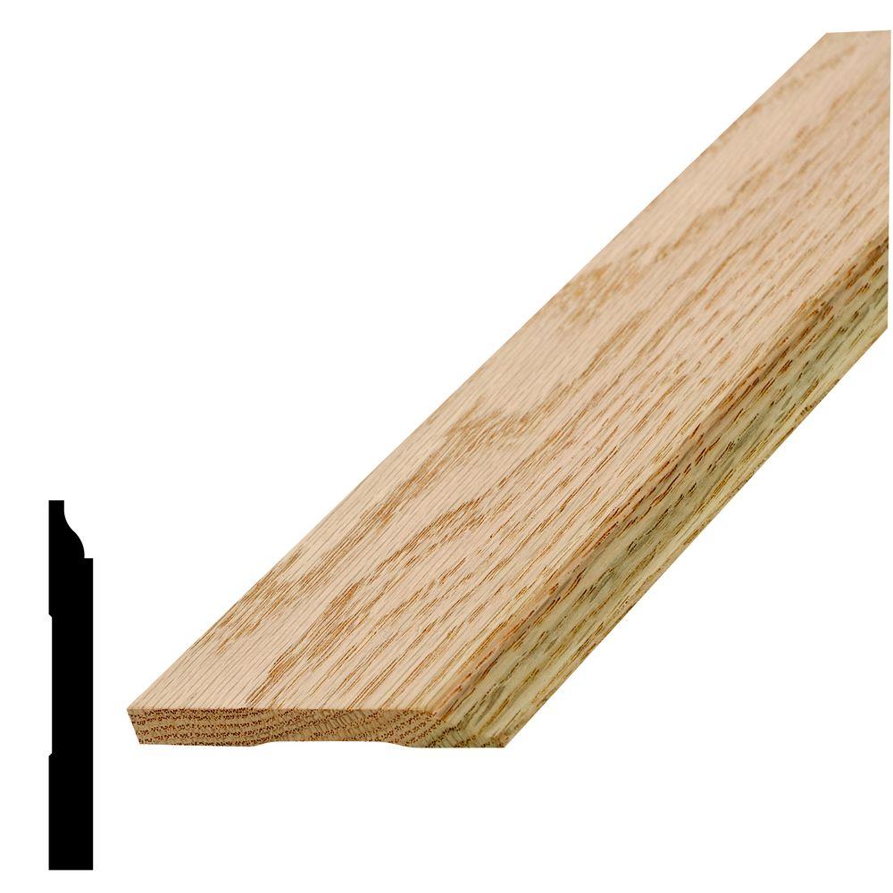 Alexandria Moulding LWM 633 3/8 In. X 3-1/4 In. Oak Base Moulding-87637 ...