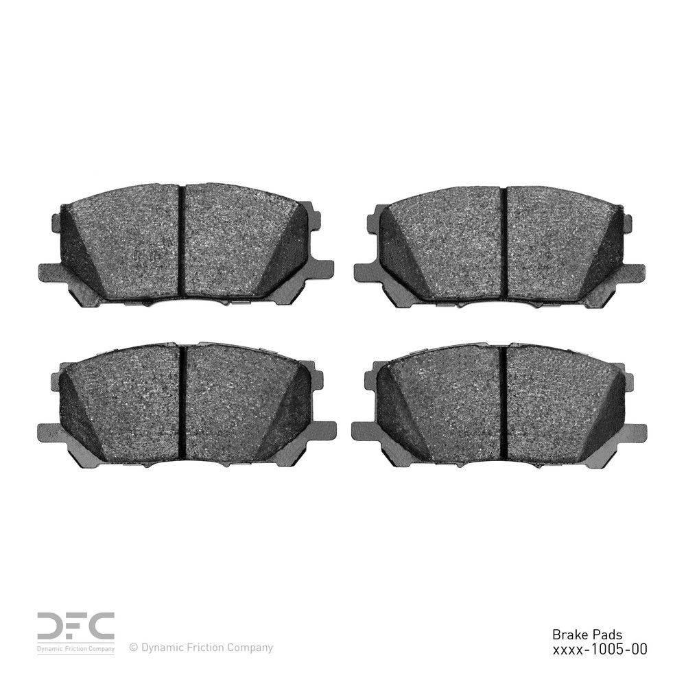 DYNAMIC FRICTION COMPANY DFC 3000 Ceramic Brake Pads1310100500 The Home Depot