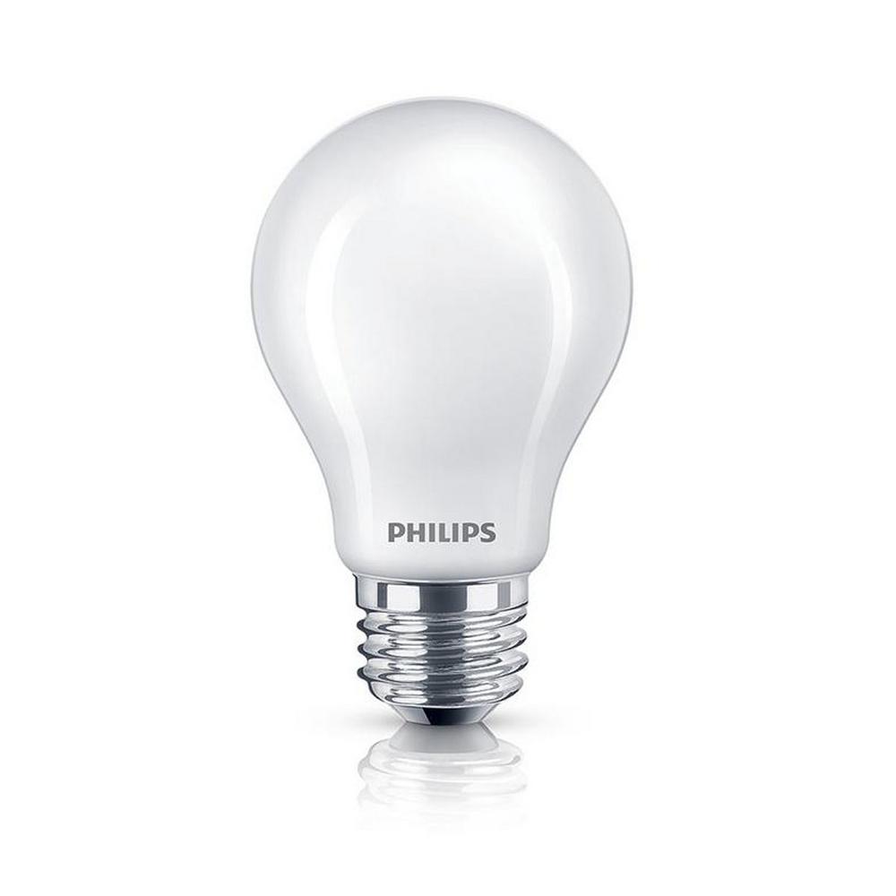 Philips 60-Watt Equivalent Daylight Classic Glass Energy Star Certified A19 LED Bulb (8-Pack ...