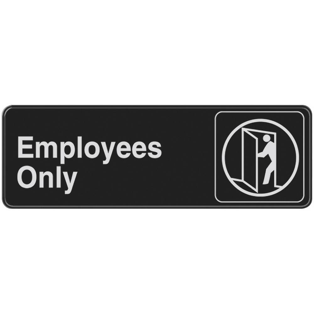 Everbilt Employees Only Sign-31414 - The Home Depot