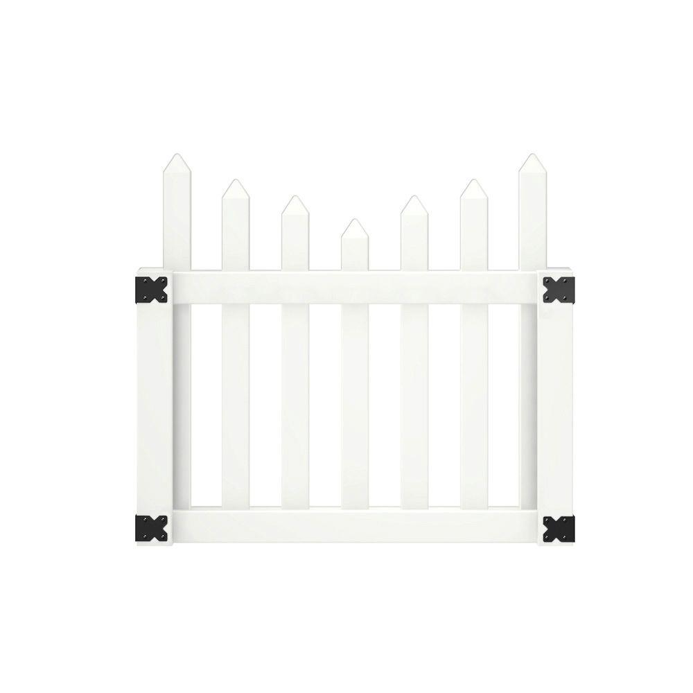picket fence gate home depot