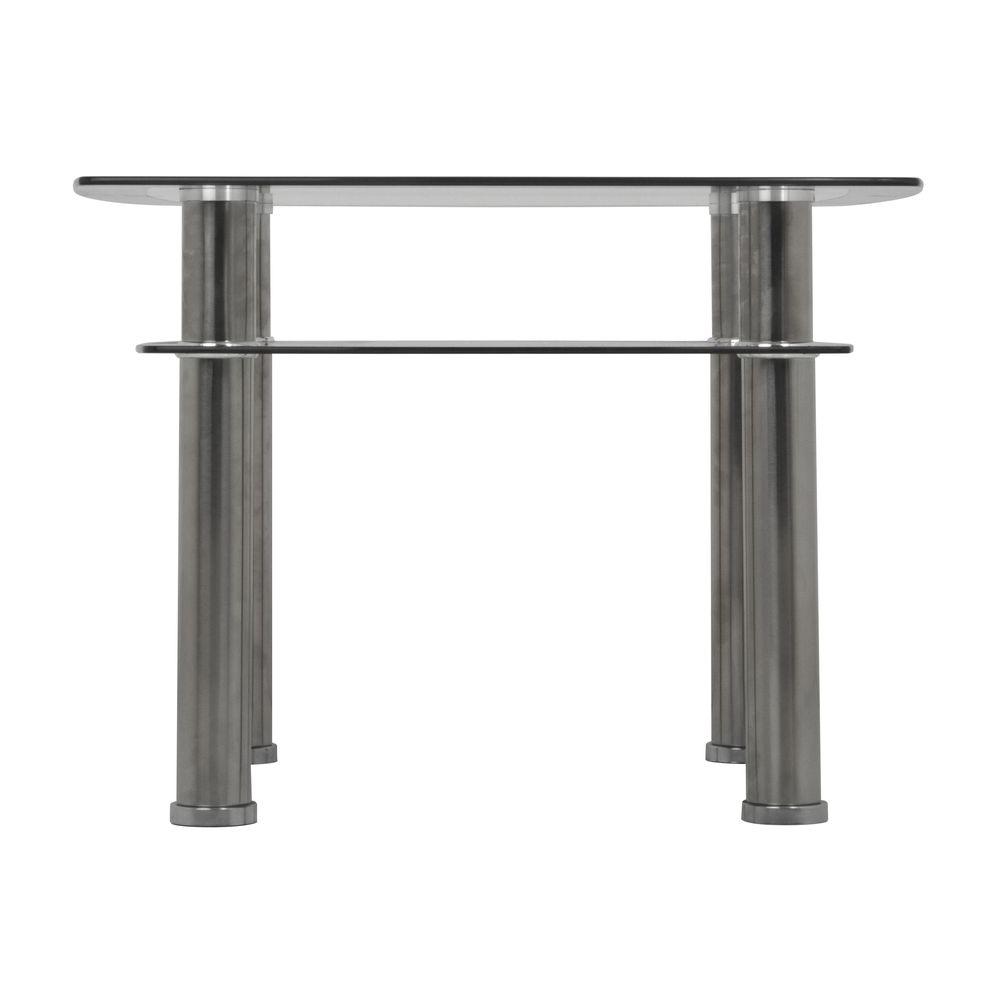 Avf Black Gl And Chrome Side Lamp End Table T22 A The Home Internet 206279830