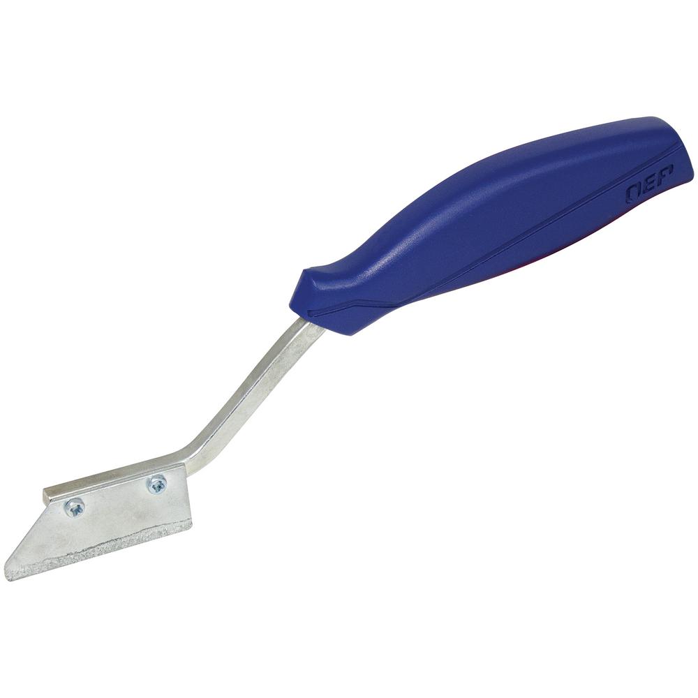 QEP Handheld Grout Saw with 2 Blades for Cleaning, Stripping and Removing Grout-10057 - The Home 