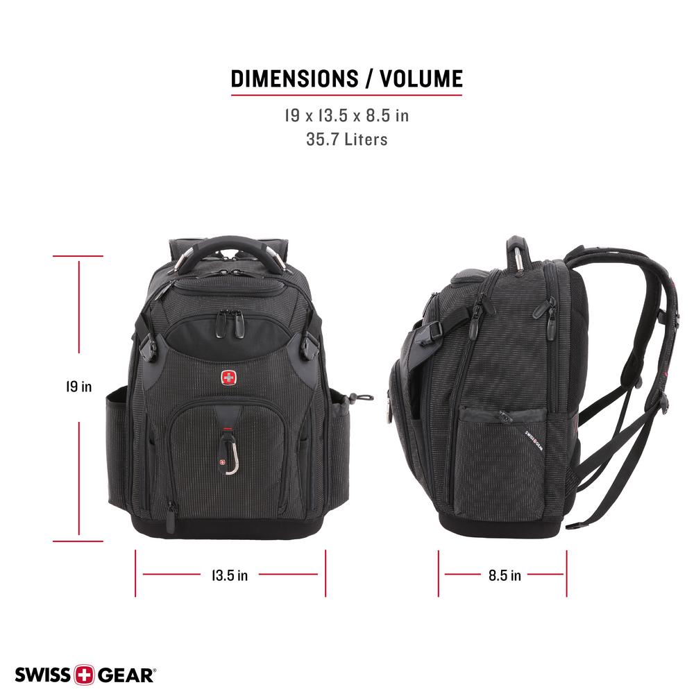 swiss gear backpack black