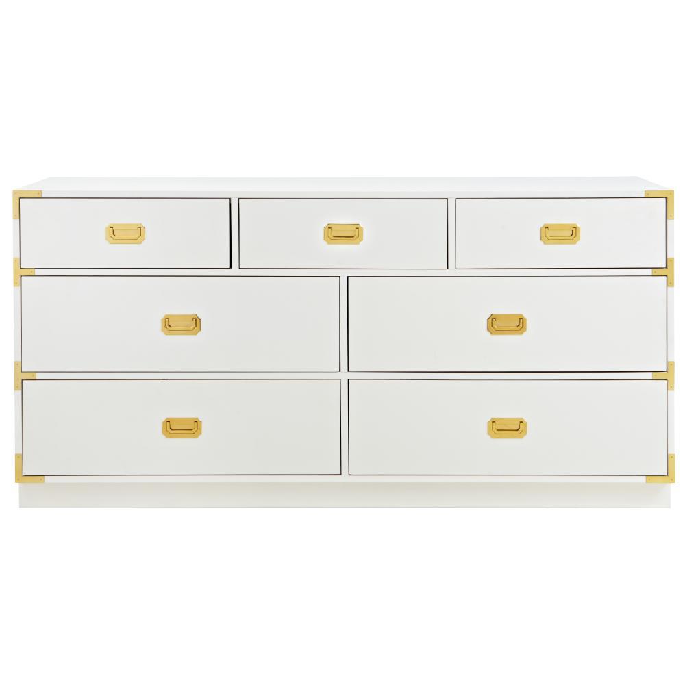 Home Decorators Collection Chatham 7Drawer White Dresser9966300410