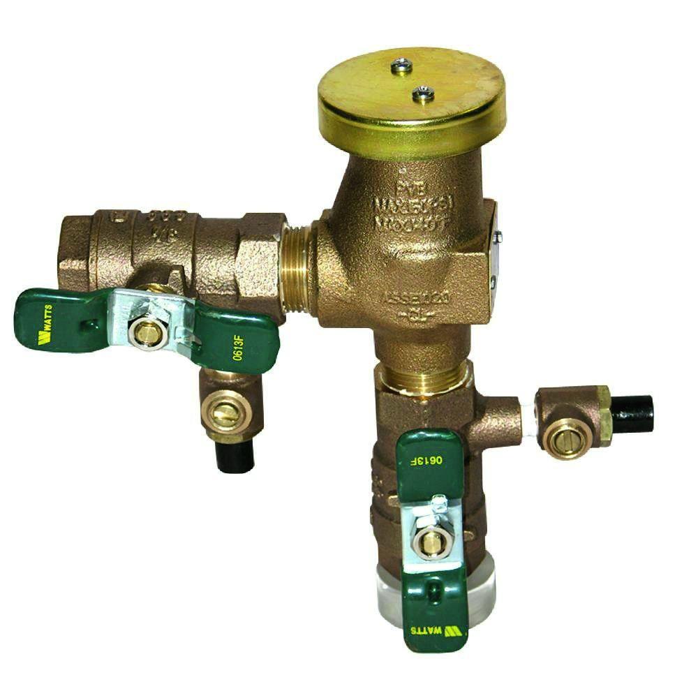 Watts 1/2 in. Bronze Pressure FPT x Sweat Boiler Fill Valve and ...