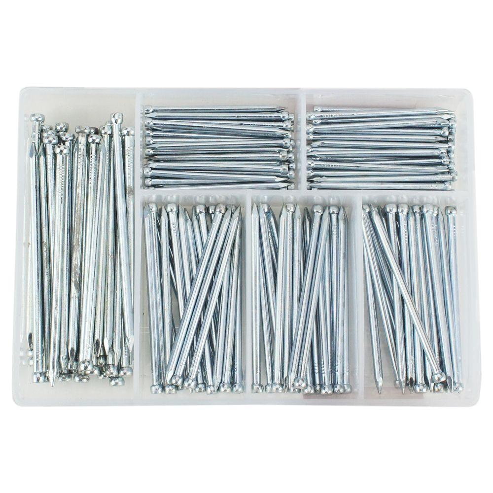 Everbilt ZincPlated Finishing Nail Assortment (174Piece)803524 The