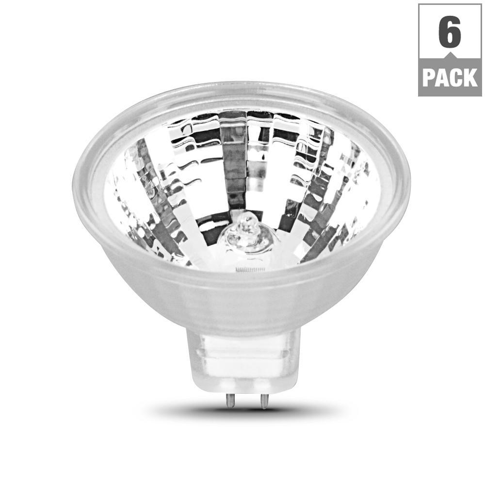 Feit Electric 75Watt 12Volt MR16 Halogen Pool and Spa Light Bulb (6