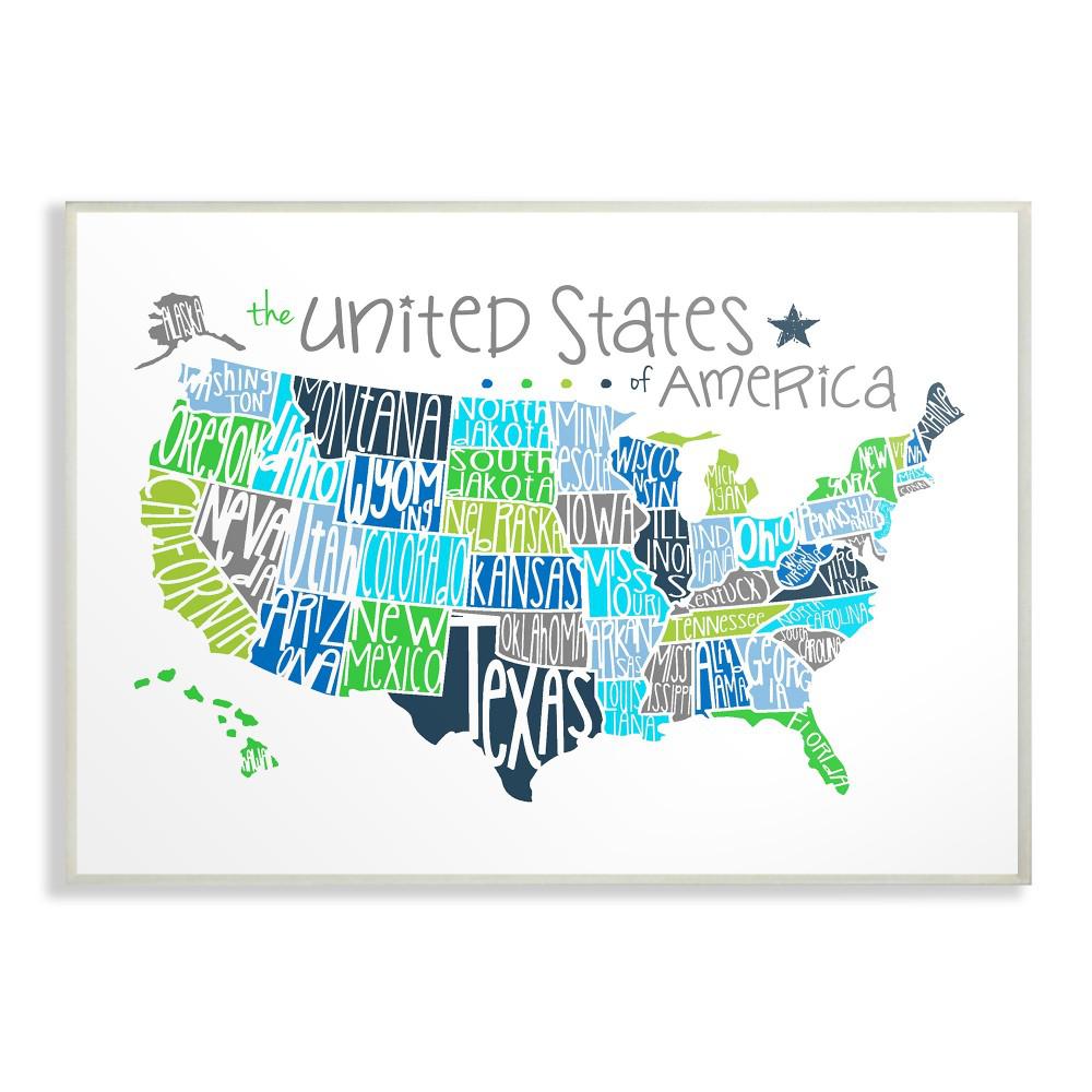 12 in x 12 in quot United States - Multi Colored Stupell Industries Art Prints Brp 2106 Wd 10x15 64 1000 