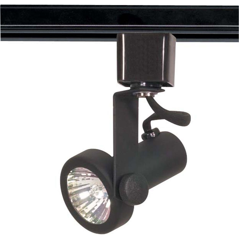 Lite Line 1 Light Mr16 120 Volt Black Gimbal Ring Track Lighting Head Lite Line 1 Light Mr16 120 Volt Black Gimbal Ring Track Lighting Head