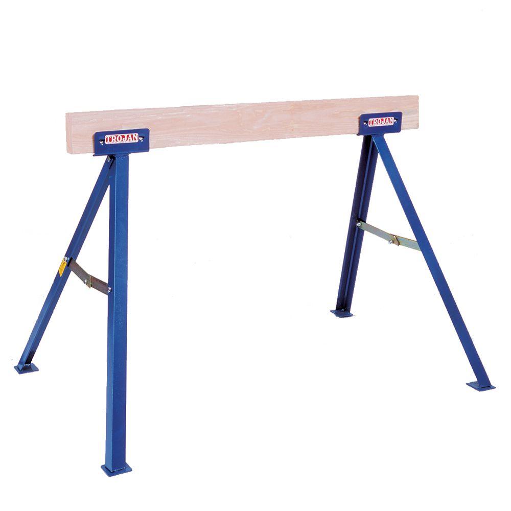 Guardian Fall Protection 27 in. Trojan Tall Sawhorse-TS27-US - The Home ...