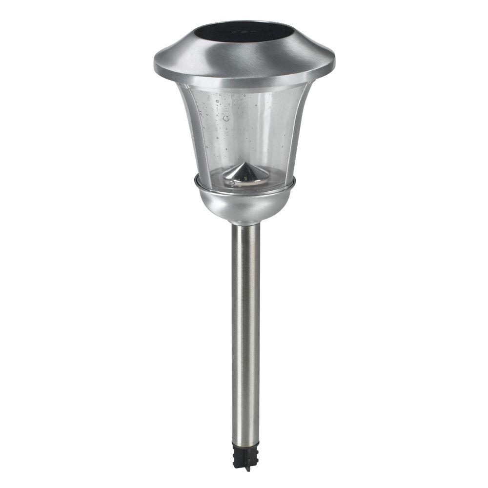 Duracell Solar Stainless Steel Outdoor Led Pathway Light Rs84me R10 Duracell Solar Stainless Steel Outdoor Led Pathway Light