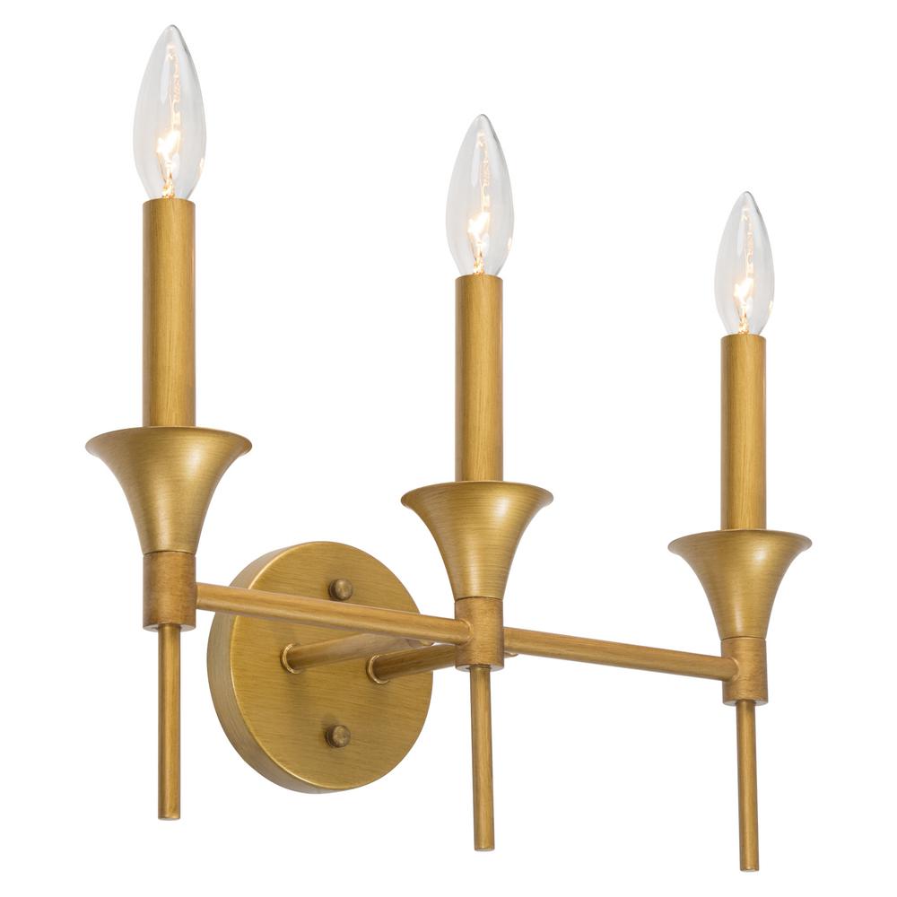 modern brass sconce