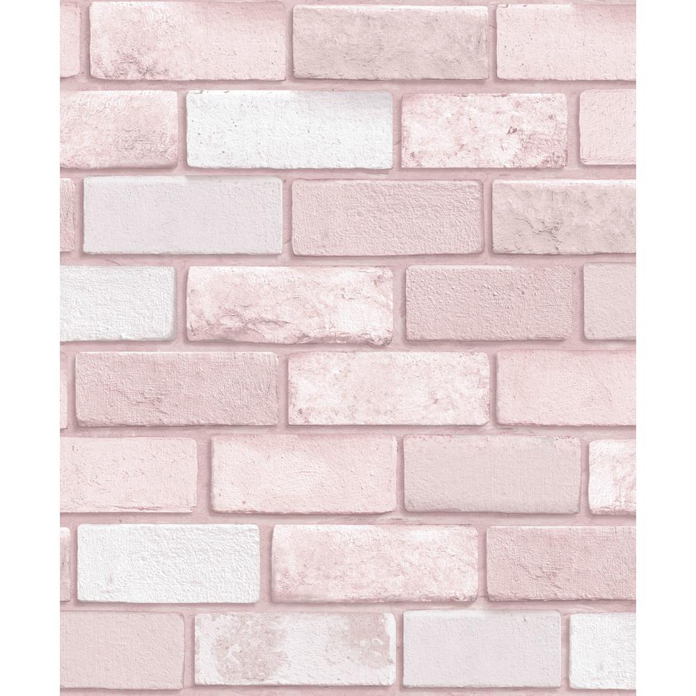 Arthouse Diamond Pink Brick Wallpaper was $27.8 now $18.5 (33.0% off)