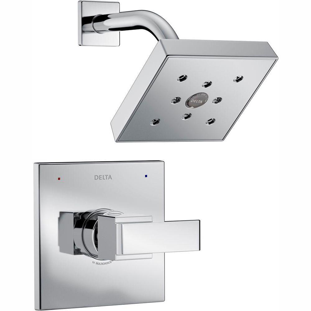 Delta Ara 1Handle Shower Faucet Trim Kit in Chrome Featuring
