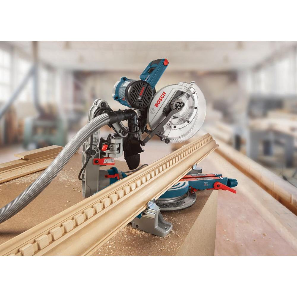 Bosch 15 Amp Corded 10 In Dual Bevel Sliding Glide Miter Saw With