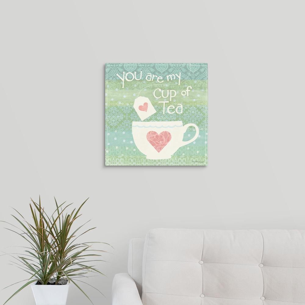 Greatbigcanvas Stencil Teacup By Susan Winget Canvas Wall Art - Grass Stencil For Wall Greatbigcanvas Stencil Teacup By Susan Winget Canvas Wall Art - Grass Stencil For Wall