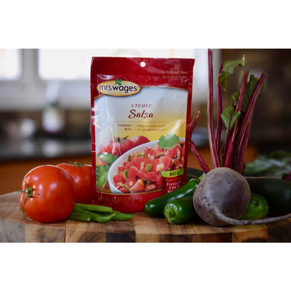 Mrs. Wages Mild Salsa Tomato Canning Mix (12-Pack) by Mrs. Wages