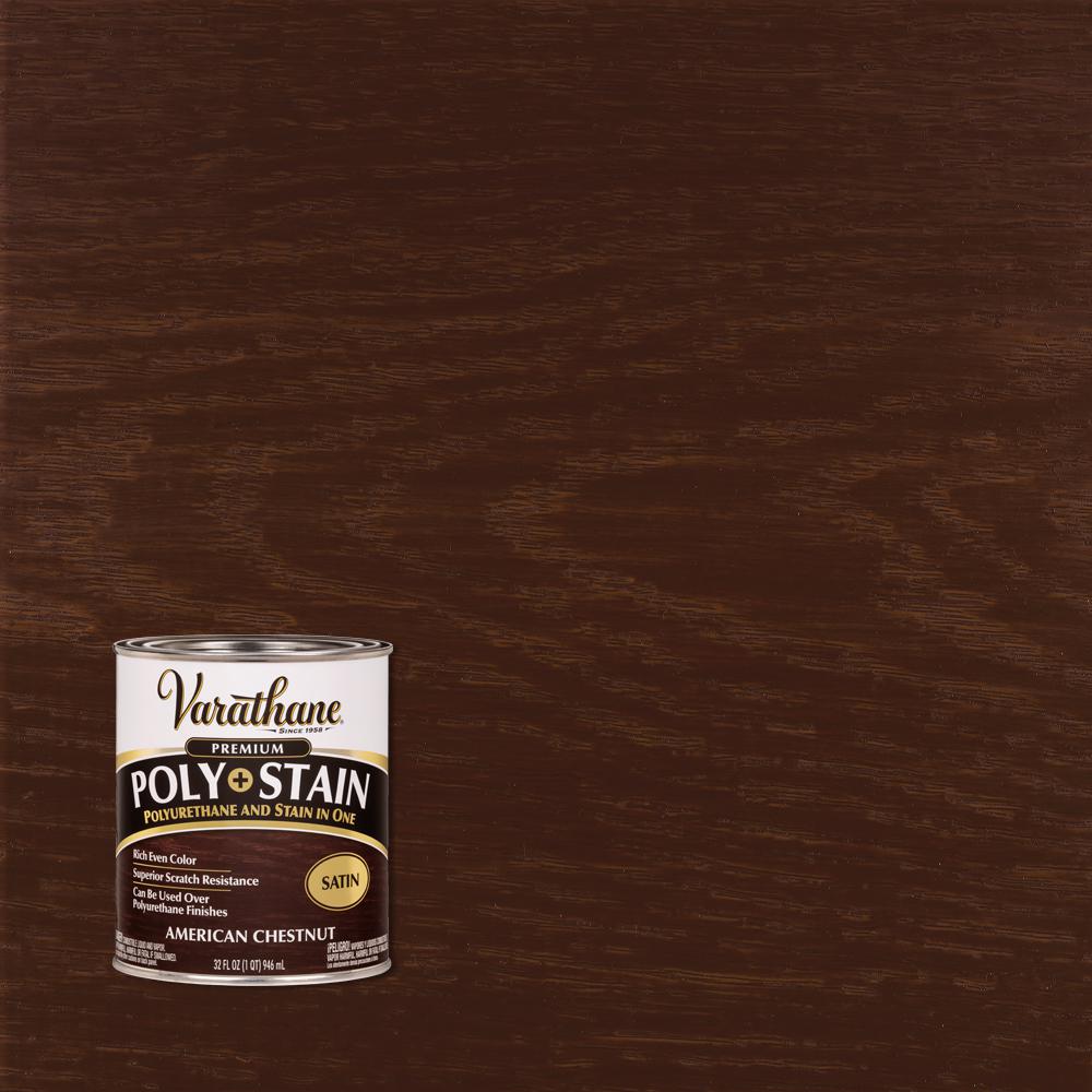 Varathane 1 qt. American Chestnut Satin OilBased Interior