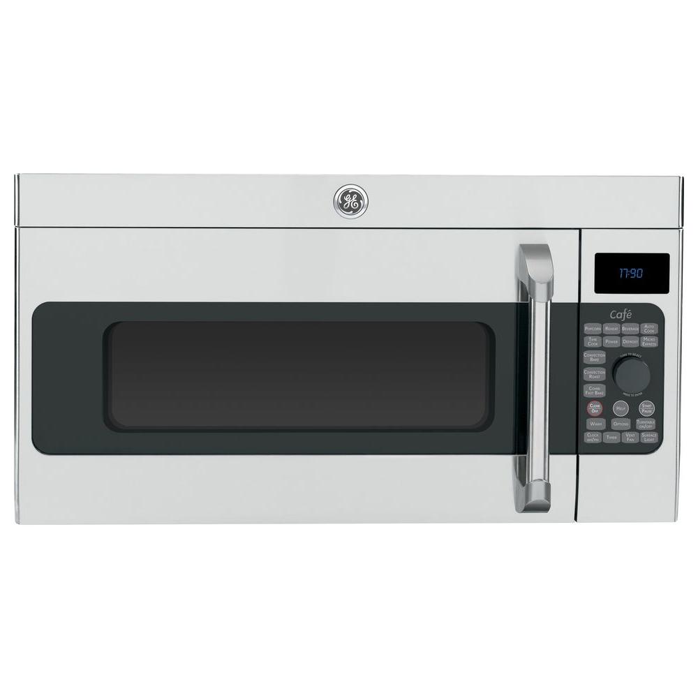 GE Cafe 1.7 cu. ft. Over the Range Convection Microwave in Stainless