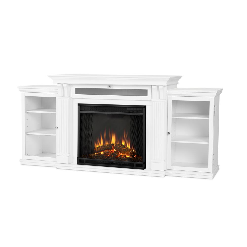 Real Flame Calie 67 In Electric Fireplace Tv Stand Entertainment