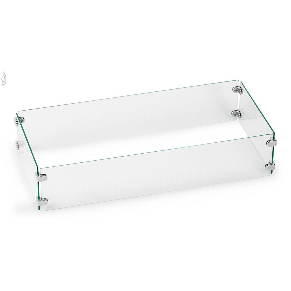American Fire Glass Tempered Glass Flame Guard for 36 in ...