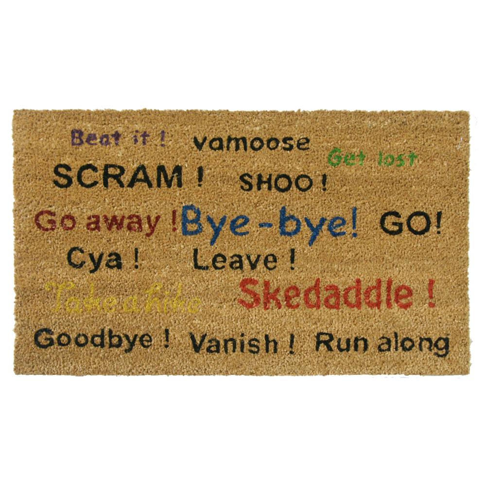Rubber Cal Nice Underwear 30 In X 18 In Funny Door Mat 10 106