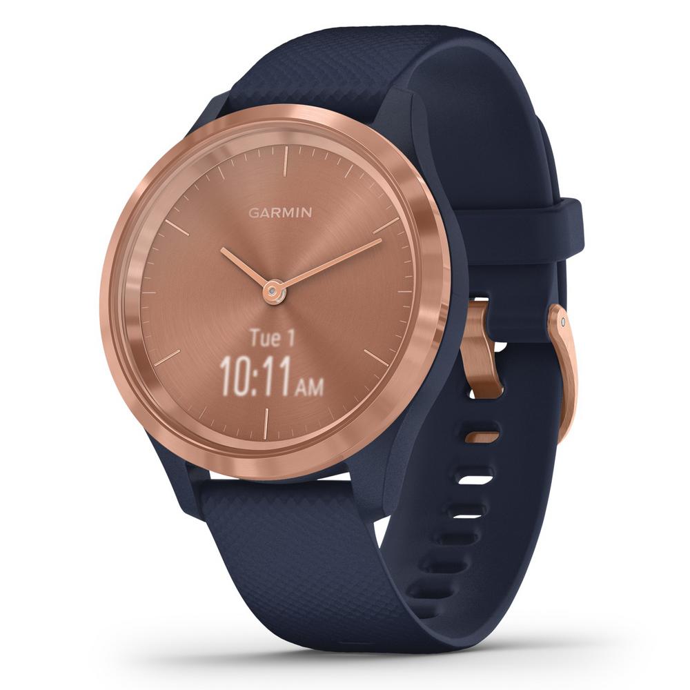 rose gold hybrid smartwatch