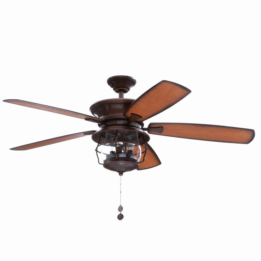 Westinghouse Brentford 52 In Indoor Outdoor Aged Walnut Finish Ceiling Fan